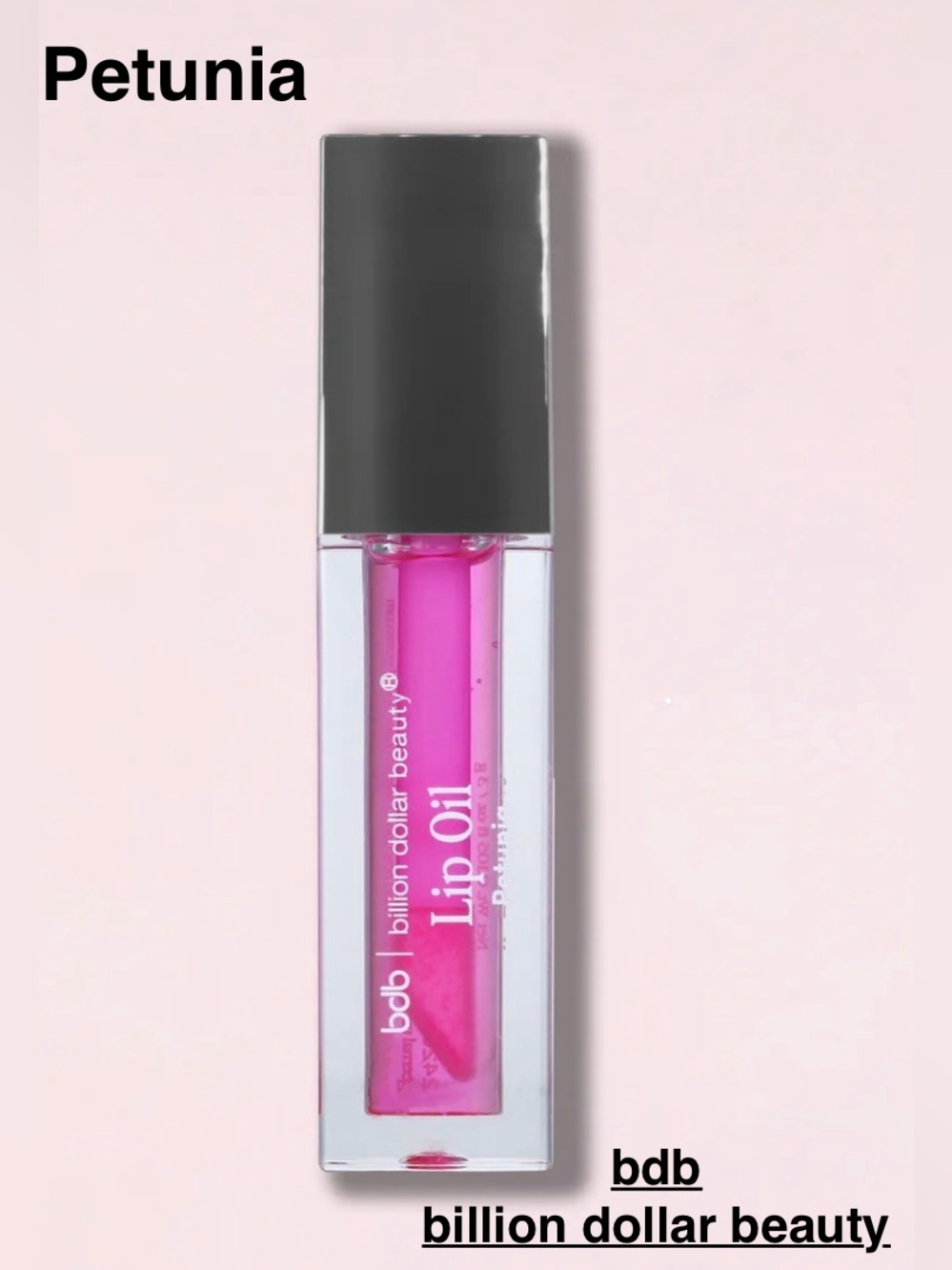 bdb Billion Dollar Beauty Lip Oil - Petunia Pink
